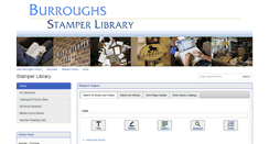 Desktop Screenshot of library.jburroughs.org